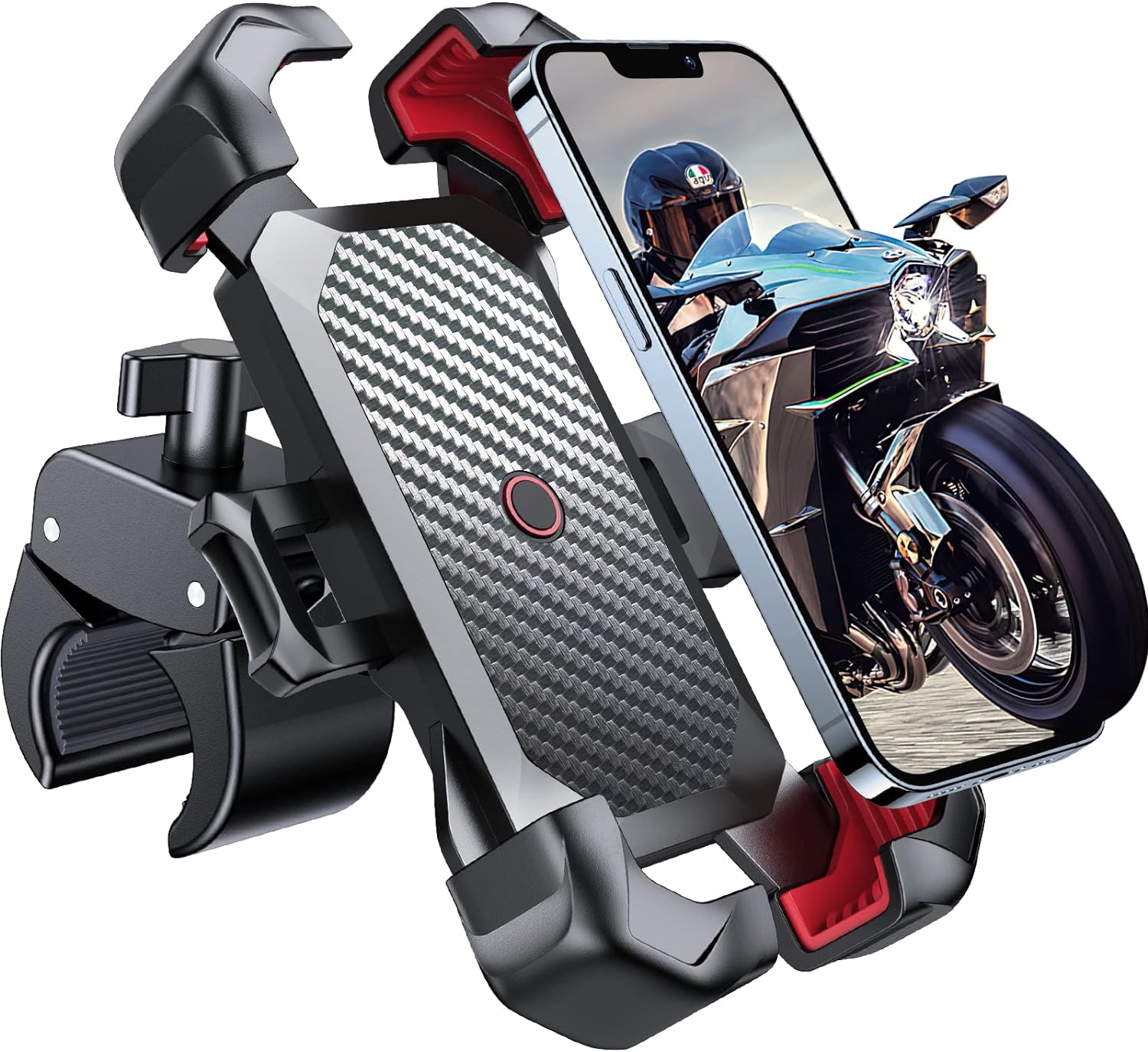 Quick-Lock Handlebar Phone Mount — One-Second Lock, Anti-Shake