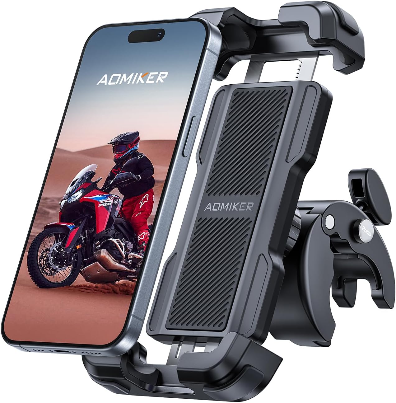 Quick Release Handlebar Phone Mount with Clamp